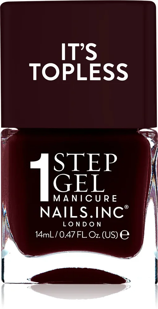 Nails Inc. It’s Topless - Гибридный лак для ногтей для долговременного эффекта, 14 мл, оттенок Billie