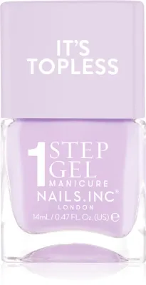 Nails Inc. It’s Topless - Гибридный лак для ногтей для долговременного эффекта, 14 мл, оттенок Hailey