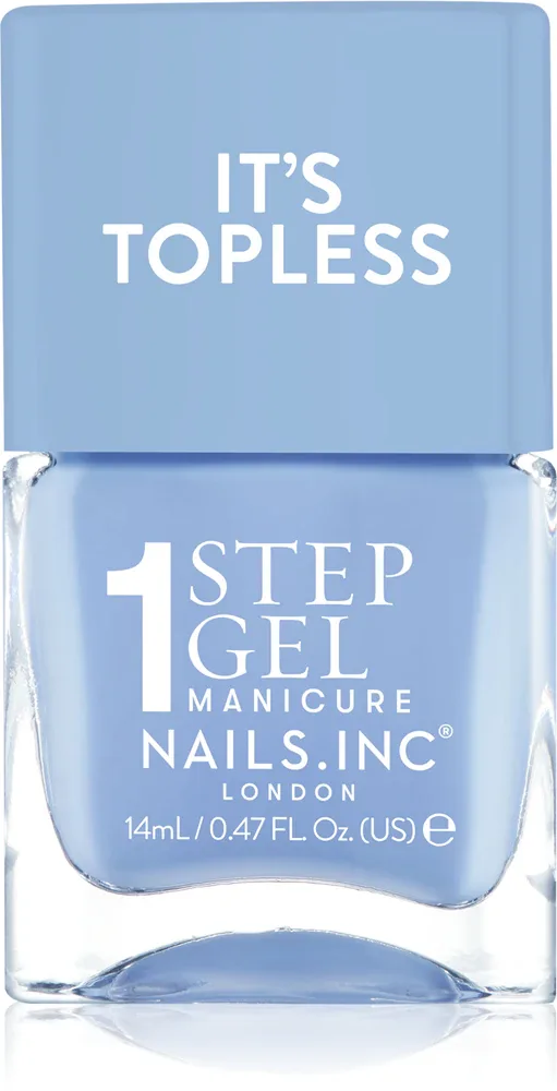 Nails Inc. It’s Topless - Гибридный лак для ногтей для долговременного эффекта, 14 мл, оттенок KIm