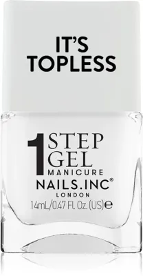 Nails Inc. It’s Topless - Гибридный лак для ногтей для долговременного эффекта, 14 мл, оттенок Reese