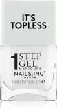 Nails Inc. It’s Topless - Гибридный лак для ногтей для долговременного эффекта, 14 мл, оттенок Reese — фото 1