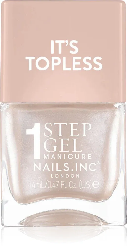 Nails Inc. It’s Topless - Гибридный лак для ногтей для долговременного эффекта, 14 мл, оттенок Simone