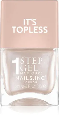 Nails Inc. It’s Topless - Гибридный лак для ногтей для долговременного эффекта, 14 мл, оттенок Simone