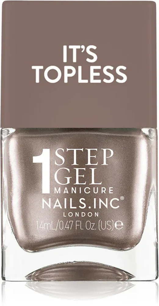 Nails Inc. It’s Topless - Гибридный лак для ногтей для долговременного эффекта, 14 мл, оттенок Khloe