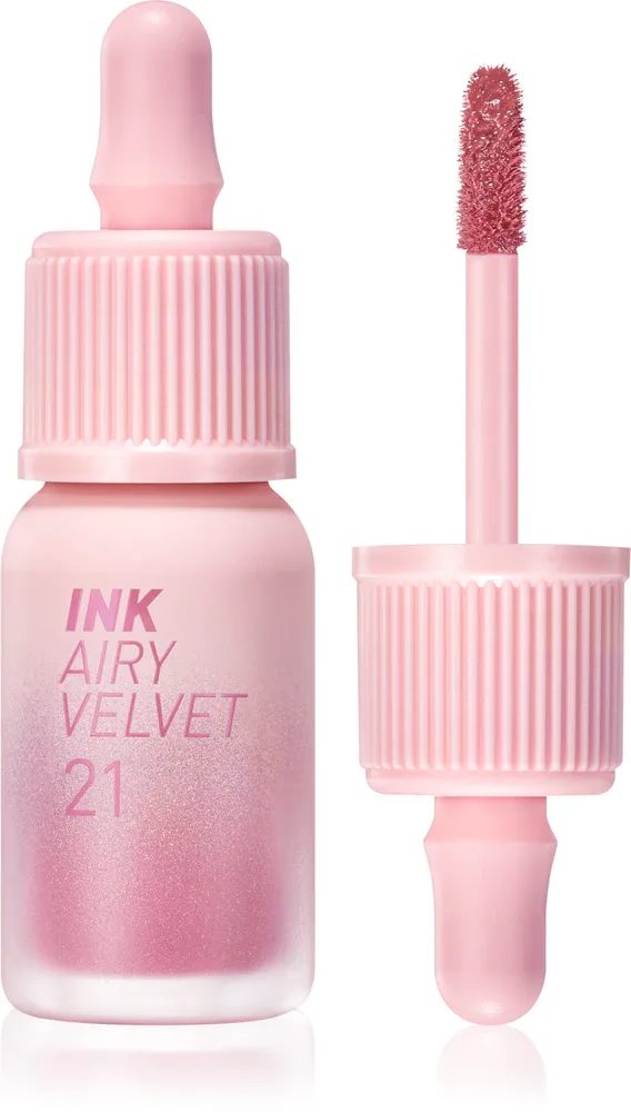 peripera Ink Airy Velvet - Матовая помада для губ, 4 г, оттенок 21 Fluffy Peach