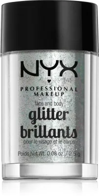 NYX Professional Makeup Face & Body Glitter Brillants - Блеск для лица и тела, 2.5 г, оттенок 07 Ice