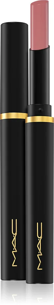 MAC Cosmetics Powder Kiss Velvet Blur Slim Stick - Матовая увлажняющая помада, 2 г, оттенок Over the Taupe