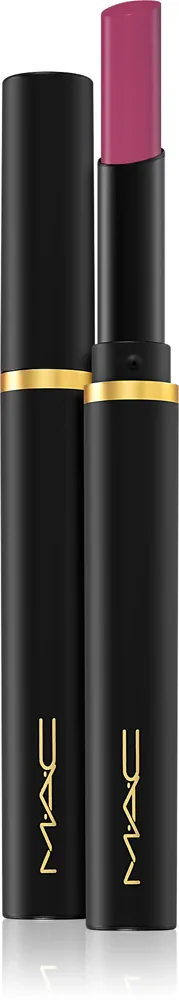 MAC Cosmetics Powder Kiss Velvet Blur Slim Stick - Матовая увлажняющая помада, 2 г, оттенок Wild Rebel