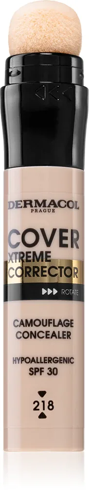 Dermacol Cover Xtreme - Корректор с высокой степенью покрытия SPF 30, 8 г, оттенок No. 3 (218)