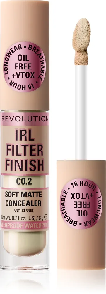 Makeup Revolution IRL Filter - Долговременный корректор для идеального покрытия, 6 г