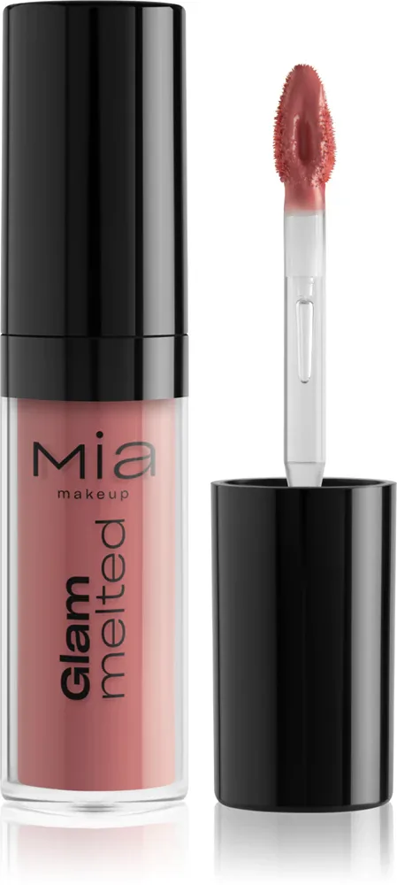 Mia Cosmetics Glam Melted - Матовая жидкая помада, 5 г, оттенок 02 Delicat