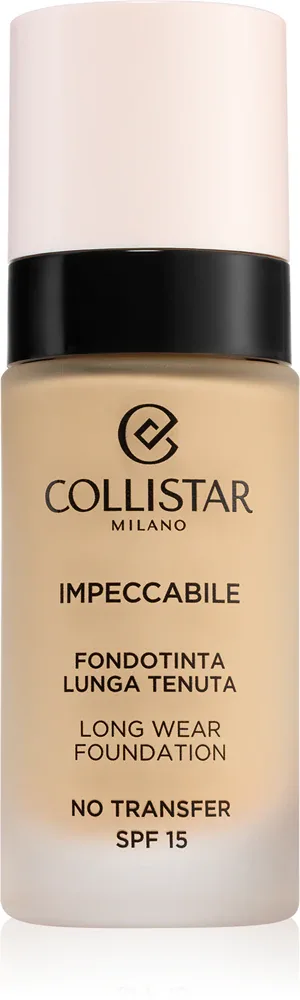 Collistar Impeccabile Long Wear Foundation - Тональная основа: травялый подклад, 30 мл, оттенок SPF 15 2N Beige