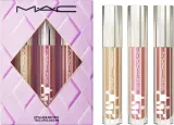 MAC Cosmetics Holiday Gloss Enthusiast Lipglass Air Trio - Подарочный набор для губ, 1 шт — фото 1