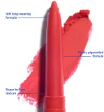 3INA The Automatic Lip Pencil - Карандаш для губ, 0.35 г, оттенок 244 - Classic red — фото 3