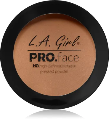 L.A. Girl Cosmetics PRO. Face HD - Пудра в компакте с матовым покрытием, 7 г, оттенок Soft Honey