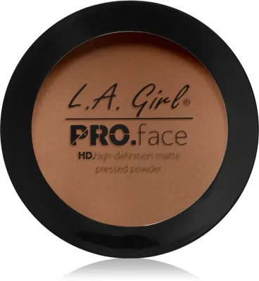 L.A. Girl Cosmetics PRO. Face HD - Пудра в компакте с матовым покрытием, 7 г, оттенок Medium Beige