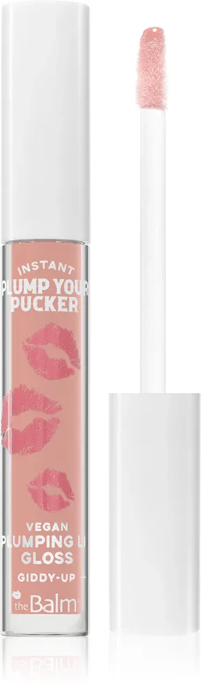 theBalm Plump Your Pucker Lip Gloss - Блеск для губ, придающий объем, 2.7 мл, оттенок Giddy-Up