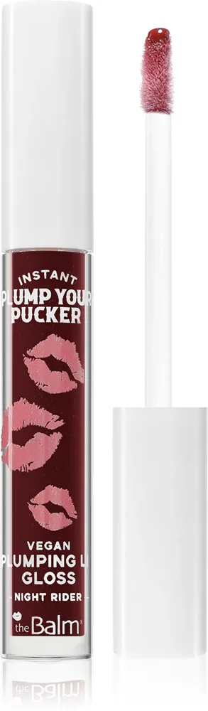 theBalm Plump Your Pucker Lip Gloss - Блеск для губ, придающий объем, 2.7 мл, оттенок Night Rider