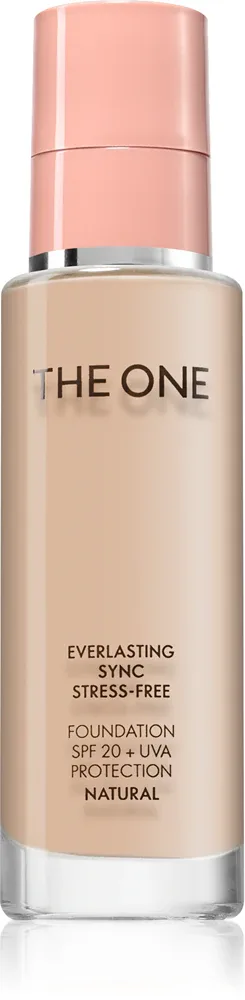 Oriflame The One Everlasting Sync Stress-Free - Тональная основа с защитным фактором SPF 20, 30 мл, оттенок Light Rose