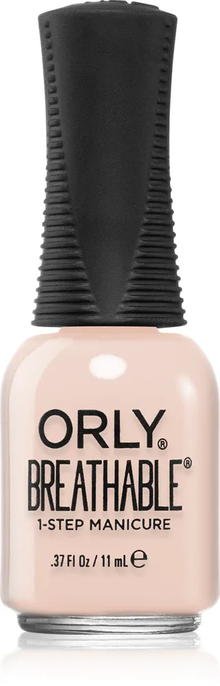 Лак для ногтей Orly Breathable ухаживающий, с маслом арганы, быстросохнущий, 11 мл, оттенок Sheer Luck