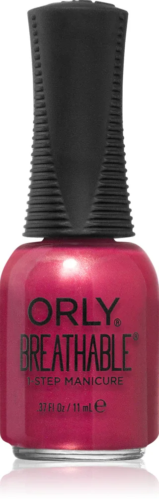 Лак для ногтей Orly Breathable ухаживающий, с маслом арганы, быстросохнущий, 11 мл, оттенок All Dahlia'd Up
