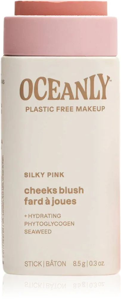 Attitude Oceanly Plastic Free Makeup - Розовый крем в стике для сухой и чувствительной кожи, 8.5 г, оттенок Silky Pink