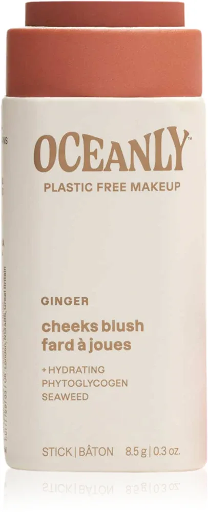 Attitude Oceanly Plastic Free Makeup - Розовый крем в стике для сухой и чувствительной кожи, 8.5 г, оттенок Ginger