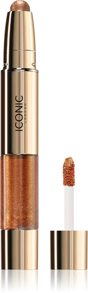 ICONIC London Glaze Crayon - Блестящие тени для век, 5.14 г, оттенок Lava