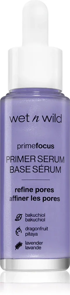 Wet n Wild PrimeFocus Refine Pores - База для макияжа: подклад сыворотка для сияния для увлажнения кожи и уменьшения пор, 30 мл