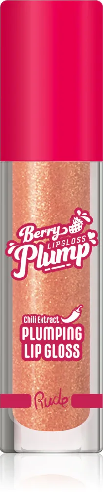 Rude Cosmetics Berry Plump - Увлажняющий блеск для губ для увеличения объема, 4 г, оттенок Fairy