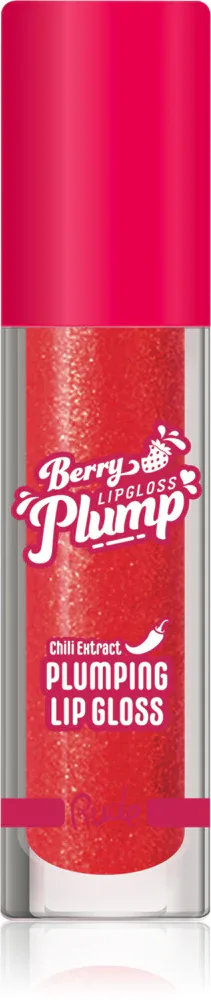 Rude Cosmetics Berry Plump - Увлажняющий блеск для губ для увеличения объема, 4 г, оттенок Strawberry Kiss