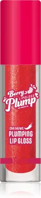 Rude Cosmetics Berry Plump - Увлажняющий блеск для губ для увеличения объема, 4 г, оттенок Strawberry Kiss
