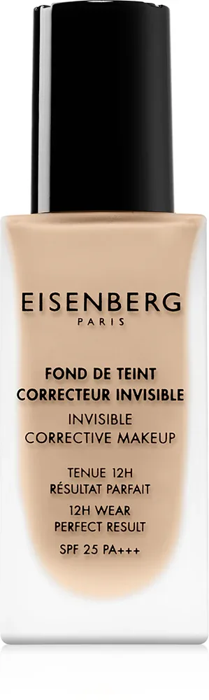 EISENBERG Le Maquillage Fond De Teint Correcteur Invisible - Тональная основа с SPF 25 для естественного вида, 30 мл, оттенок 00 Naturel Porcelaine / Natural Porcelain