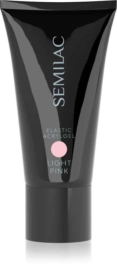 Гель для моделирования ногтей Semilac Acrylgel Elastic White Cream белый, для лампы UV, 30 г, оттенок Light Pink
