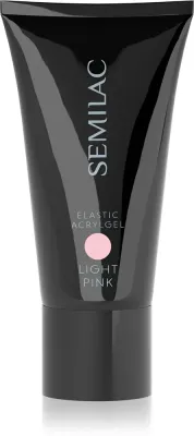Гель для моделирования ногтей Semilac Acrylgel Elastic White Cream белый, для лампы UV, 30 г, оттенок Light Pink