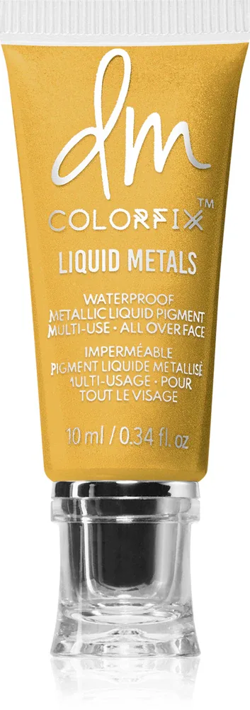 Тени для век Danessa Myricks Beauty Colorfix Liquid Metals жидкие, с металлическим эффектом, 10 мл, оттенок 24K