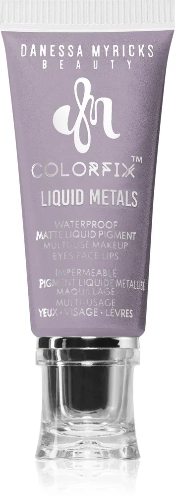 Тени для век Danessa Myricks Beauty Colorfix Liquid Metals жидкие, с металлическим эффектом, 10 мл, оттенок Lilac Flame