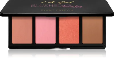 L.A. Girl Cosmetics Fanatic - Палетка розы, 4 г, оттенок Blushed Babe