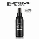 flormar All Day Fix Matte - Матирующий спрей для фиксации макияжа, 125 мл — фото 2