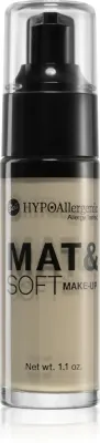 Bell HYPOallergenic Mat&Soft - Легкое матирующее тональное средство, 30 мл, оттенок 01 Light Beige