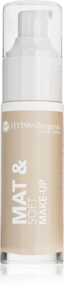 Bell HYPOallergenic Mat&Soft - Легкое матирующее тональное средство, 30 мл, оттенок 02 Natural