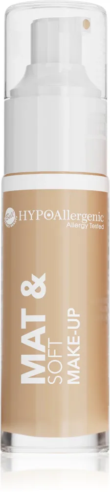 Bell HYPOallergenic Mat&Soft - Легкое матирующее тональное средство, 30 мл, оттенок 05 Olive Beige