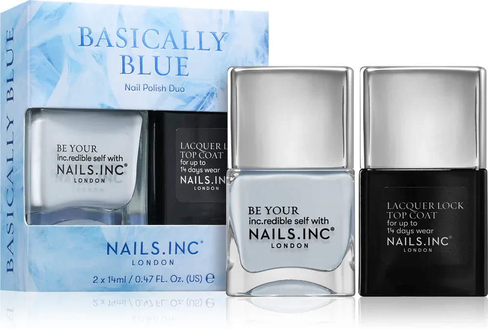 Nails Inc. Basically Blue - Набор лаков для ногтей