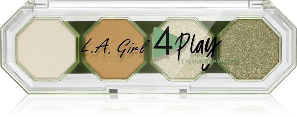 L.A. Girl Cosmetics 4 Play - Палетка теней для век: палетка теней для век, 3.2 г, оттенок Cowgirl