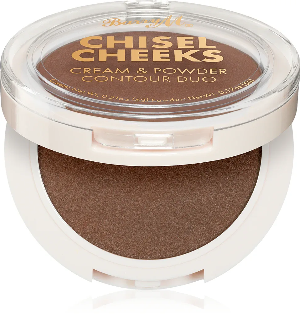Barry M Chisel Cheeks - Палетка для контурирования лица двойная, 11 г