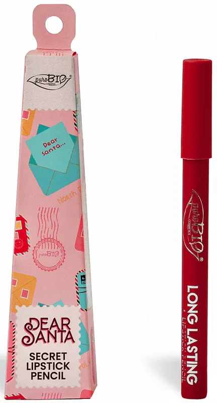 puroBIO Cosmetics Dear Santa SECRET - Тушь для губ в элегантной упаковке, 3 г, оттенок 013