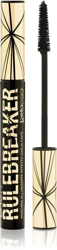 bellaoggi Rule Breaker Mascara - Водостойкая тушь для ресниц, удлиняющая, подкручивающая и придающая объем, 11 мл, оттенок Black 11 мл (BEG00168)