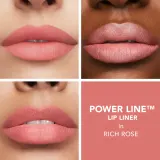 Buxom POWER LINE PLUMPING LIP LINER - Кремовый карандаш для губ с эффектом увеличения, оттенок Rich Rose — фото 3