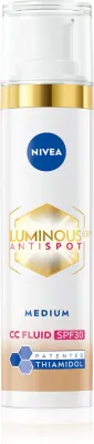 NIVEA Luminous 630 Anti Spot - Розовый крем CC SPF 30, 40 мл, оттенок Medium