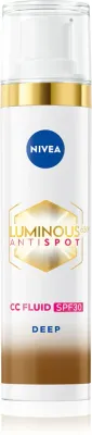 NIVEA Luminous 630 Anti Spot - Розовый крем CC SPF 30, 40 мл, оттенок Deep